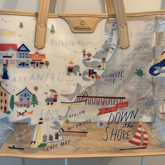 Spartina 449 Tote Bag, Large 16” x 12” x 7” - Picture 3 of 12